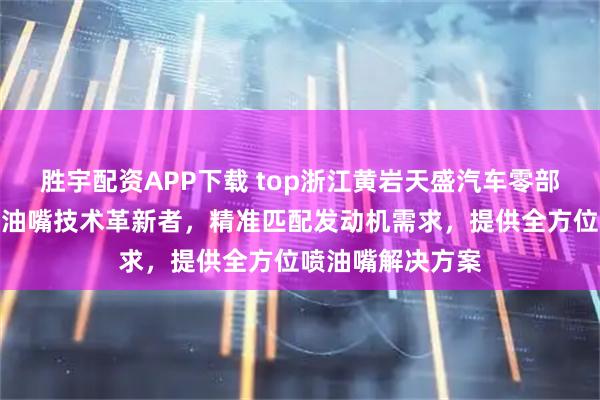 胜宇配资APP下载 top浙江黄岩天盛汽车零部件有限公司：喷油嘴技术革新者，精准匹配发动机需求，提供全方位喷油嘴解决方案